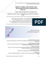 Costa Júnior, Barrelin, Nogueira, Brilhante & Martins. Comportamento Verbal em Estudo: Uma Análise de Pronomes de Baixa Frequência Inicial