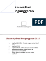 Sistem Aplikasi Penganggaran