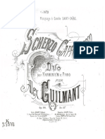 Guilmant, Opus 36, Scherzo Capriccio, Duo Pour Harmonium Et Piano, (A.g.17)