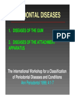 Classification of Periodontal Diseases 2012
