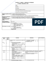 planificación semanal 2° unidad 3° medio electivo proyecto