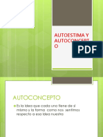 Autoestima y Autoconcepto