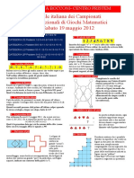 Juegos Matematicos 2012