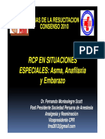 RCP Situac Especiales Anafilaxia, Asma y Embarazo 2010