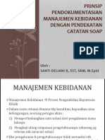 Prinsip Pendokumentasian Manajemen Kebidanan Dengan Pendekatan Catatan Soap