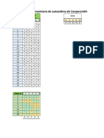 Hojas de Calculo para Calificacion de Pruebas