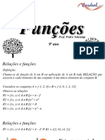 9º Ano - Funções