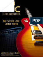 Blues Rock Lead Guitar Ebook: Written by David Taub