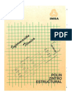 Imsa Informacion Tecnica Polin Zintro Estructural PDF