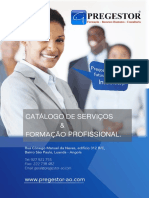 Catálogo de Serviços & Formação Profissional