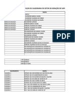 Cronograma de Serviços - Caldeiras - Es 2015-2106