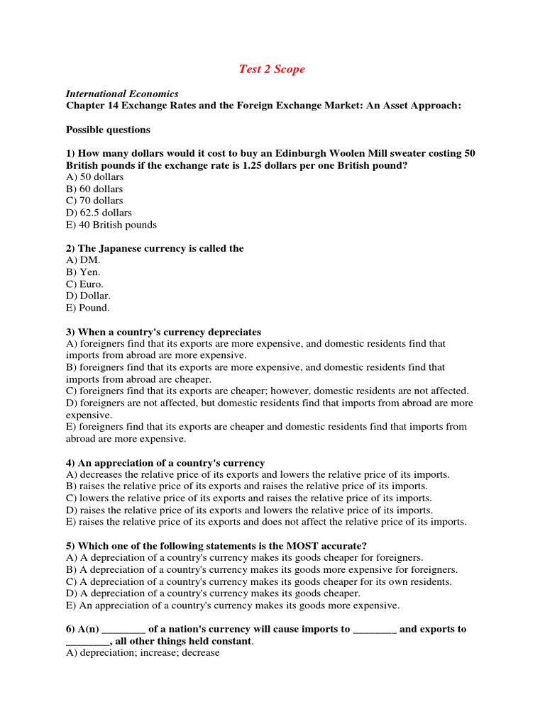 Exchange Rates and Currency Dynamics | PDF | Foreign Exchange Market ...
