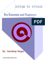 Sandeep Nagar Introduction To Python - For Scientists and Engineers PDF