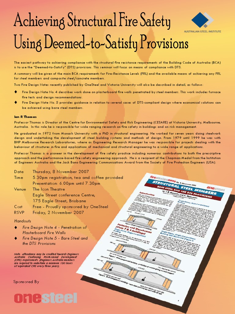 Achieving Structural Fire Safety Using Deemed-to-Satisfy Provisions ...