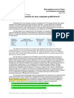 CASO Planeación de Una Campaña Publicitaria