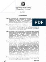 Ley Orgánica Del Servicio Público Aprobada en La Asamblea Nacional