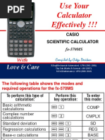 Casio Scientific Calculator Fx-570ms