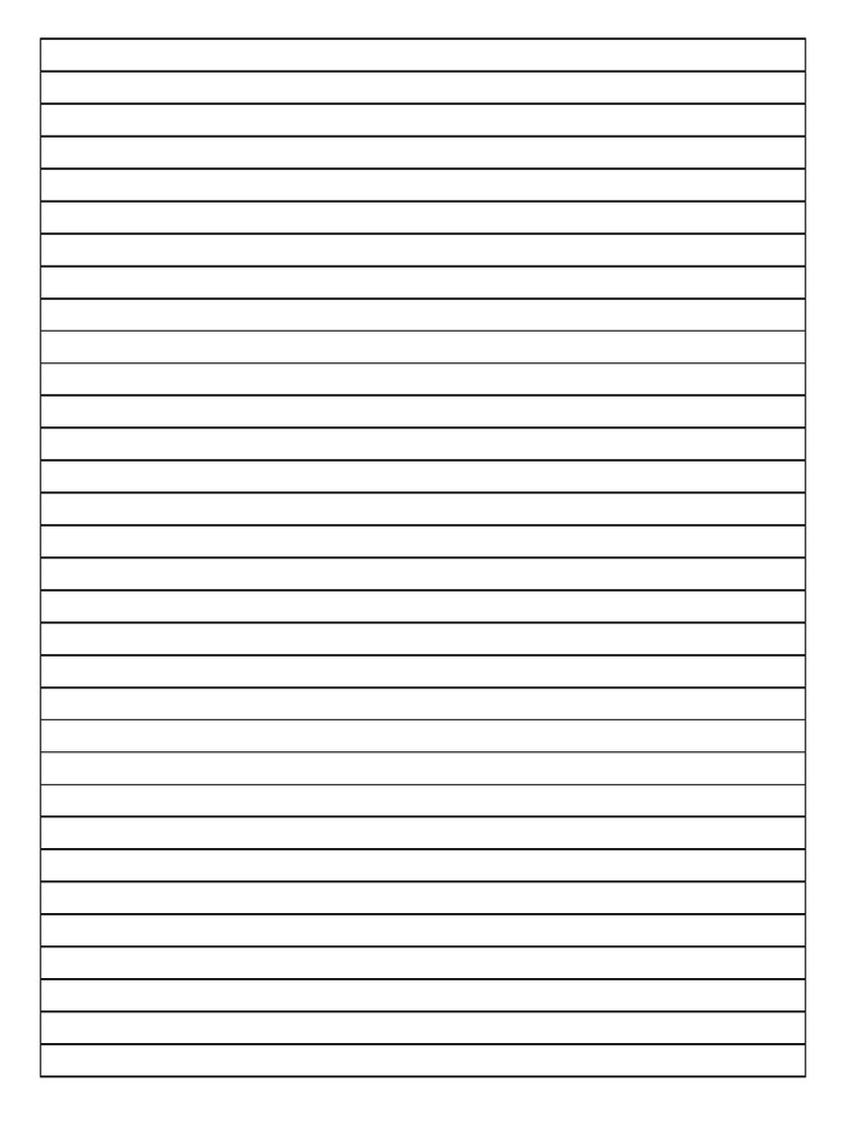Linhas de Caderno | PDF