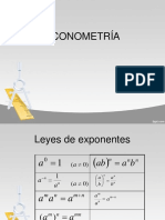 ECONOMETRÍA-LEYES EXPONENTES