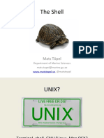 The Shell and Filesystem