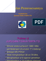 Polimer Dan Pemrosesannya: Darminto Jurusan Fisika FMIPA ITS