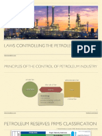 Laws Controlllign The Petroleum Industry