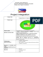 Project Integration: Republic of The Philippines Carlos Hilado Memorial State College Talisay City, Negros Occidental