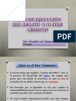 Fases de Ejecución Del Delito-Iter Criminis