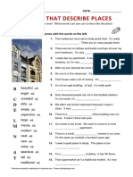 Adjectives That Describe Places PDF