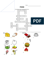 FOOD Crossword (Picture)