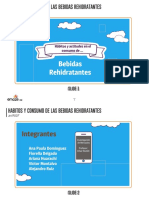 Habitos y Consumo de Las Bebidas Rehidratantes