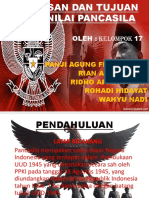 Landasan Dan Tujuan Nilai-Nilai Pancasila