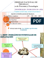 Obtención de Acido Sulfurico