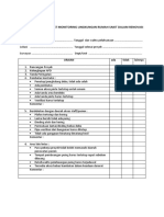 Check List Monitoring Lingkungan Rs Dalam Renovasi 