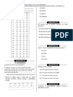 Simulado 1 - (3º Ano E.F - Ciências) - (Blog Do Prof. Warles)