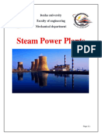 Steam Power Plants (An Introduction and Components)