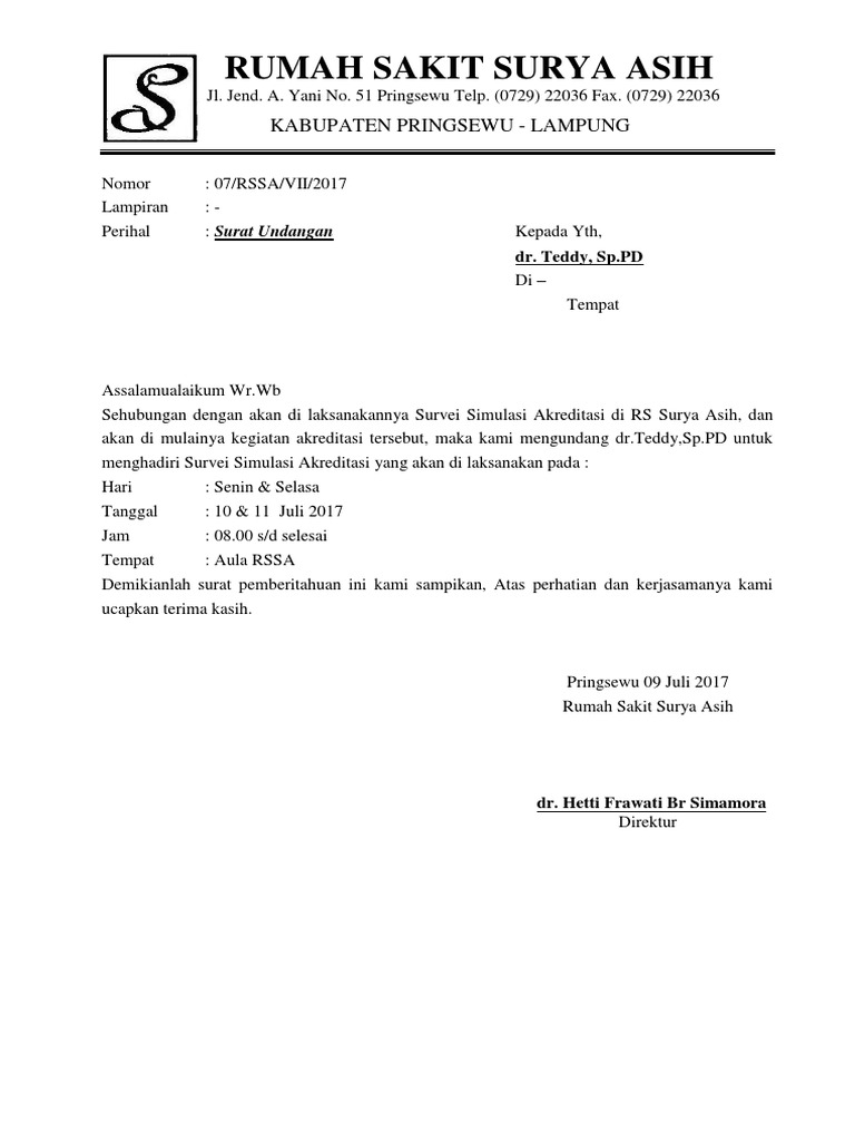 Surat Undangan