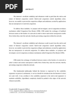 Congestion Control Using Network Based Protocol Abstract