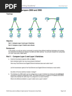 1.2.1.7 Packet Tracer - Compare 2960 and 3560 Switches