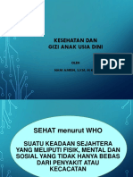 Kesehatan Dan Gizi Paud