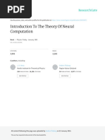 Introduction to the Theory of Neural Computation