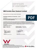 SAI Global - Watermark Certificate Pex Fittings