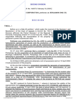 Petitioner Vs Vs Respondent: Second Division