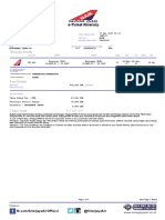 Sriwijaya Air e-Ticket Itinerary