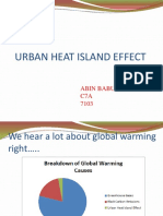 Urban Heat Island Effect: Abin Babu C7A 7103