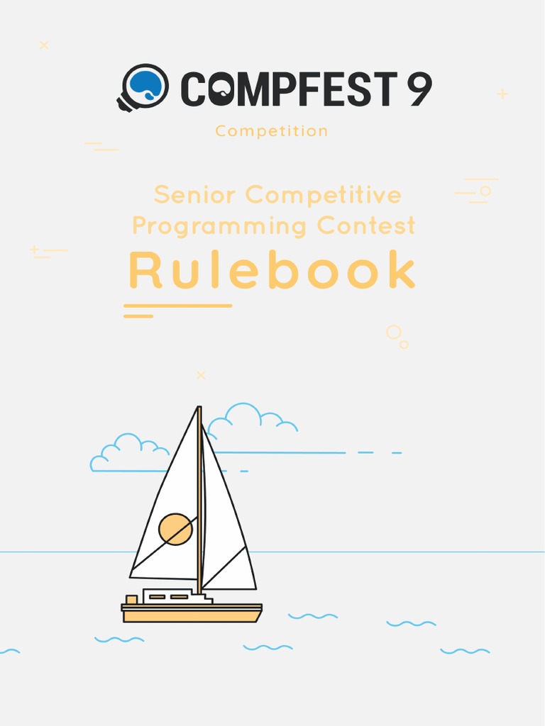 Rulebook Senior Competitive Programming Contest Compfest 9