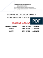 7.1.2.1. Jadwal Loket