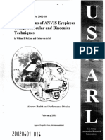 Diopter Focus of ANVIS Eyepieces