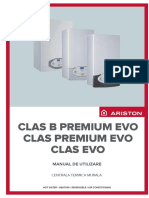 Manual de Utilizare Ariston Clas Premium Evo PDF
