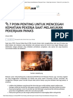 7 Poin Penting Untuk Mencegah Kematian Pekerja Saat Melakukan Pekerjaan Panas - Safety Sign Indonesia - Rambu K3, Lalu Lintas, Exit & Emegency, Label B3